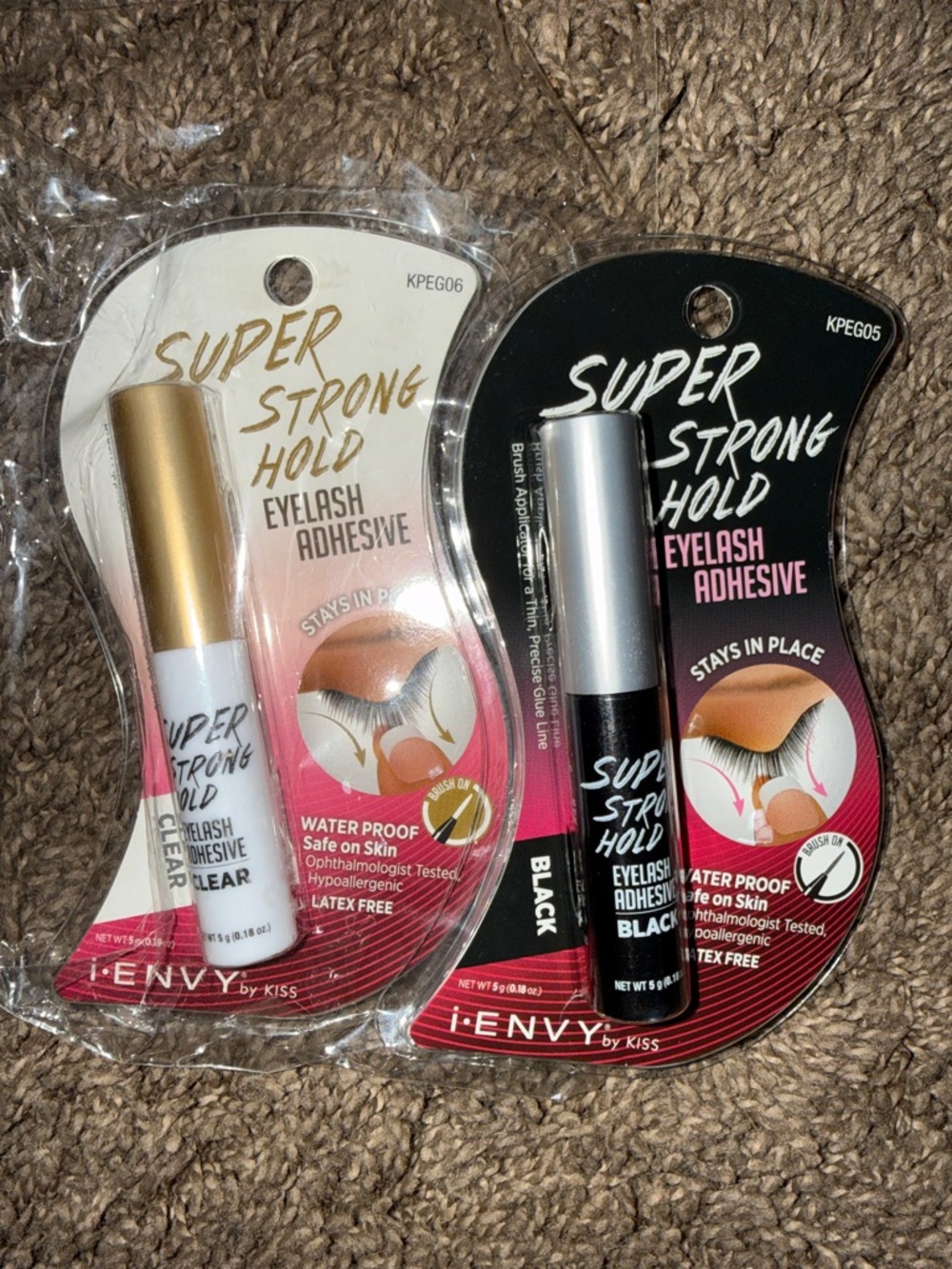 i-ENVY Super Strong Hold Eyelash Adhesive - Black & Clear